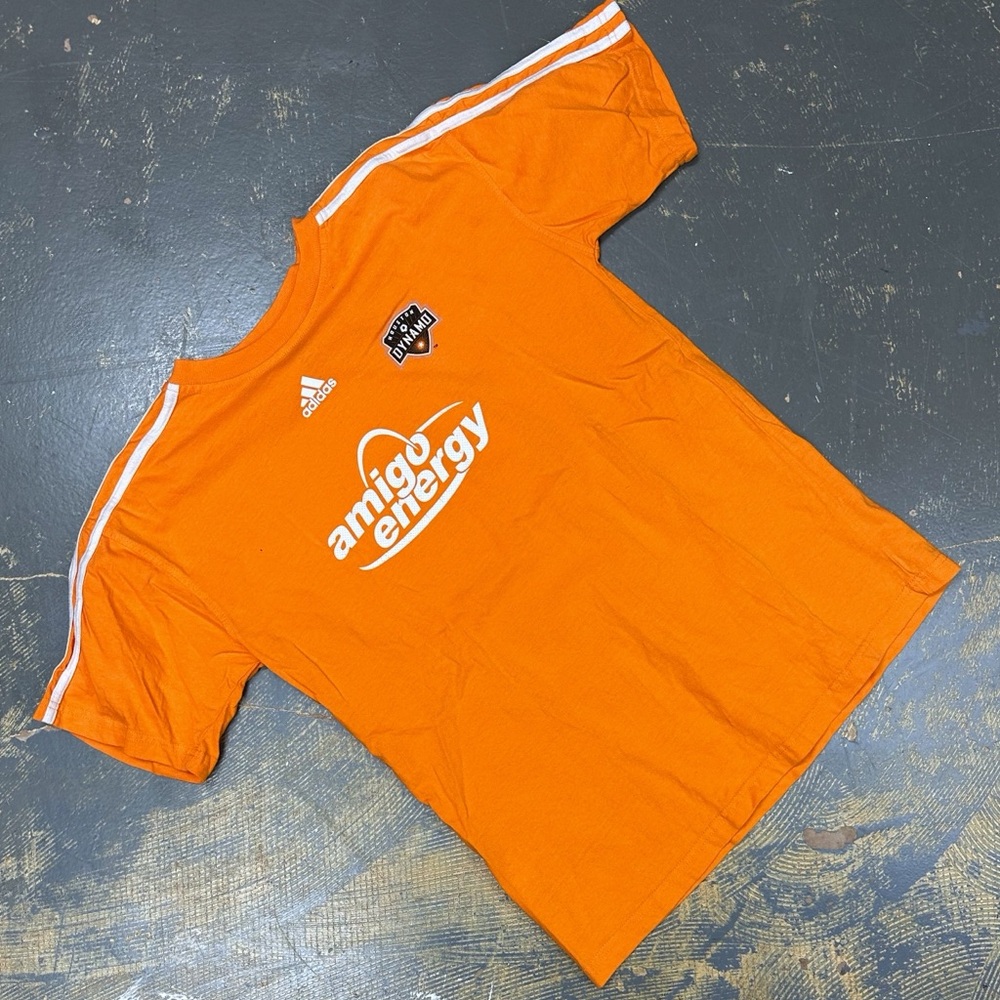 Adidas Houston Dynamo Soccer Jersey Shirt Small MLS Orange